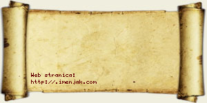 Mina Perović vizit kartica